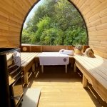 Igloo sauna interior