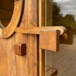 barrel sauna door handle